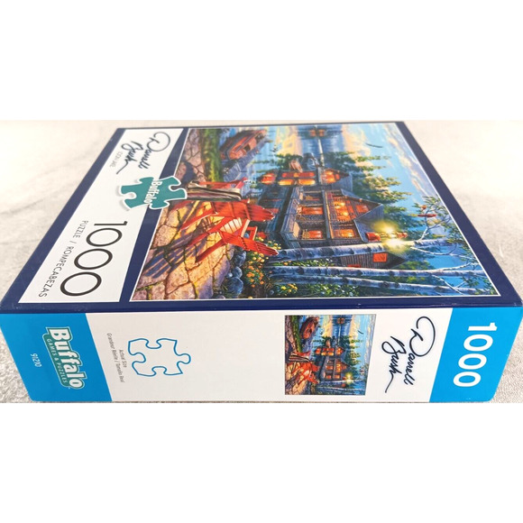 Loon Lake 1000 Piece Jigsaw Puzzle Darrell Bush by Buffalo - Picture 2 of 4